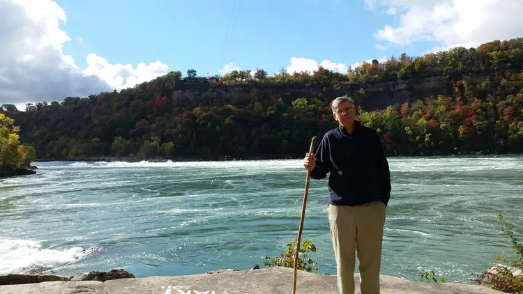 Dennis, Oct 2014, downstream from Niagara