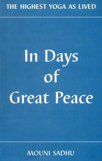 In Days of Great Peace, cover