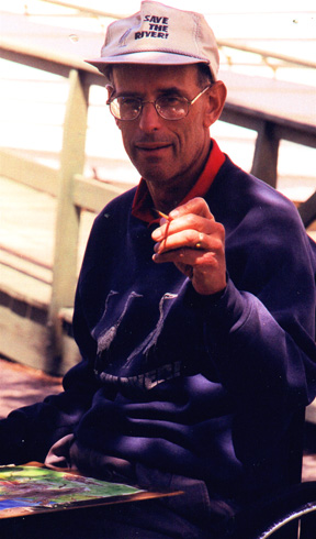 Paul with paint brush