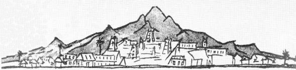 Bhagavan's hand drawing of Arunachala