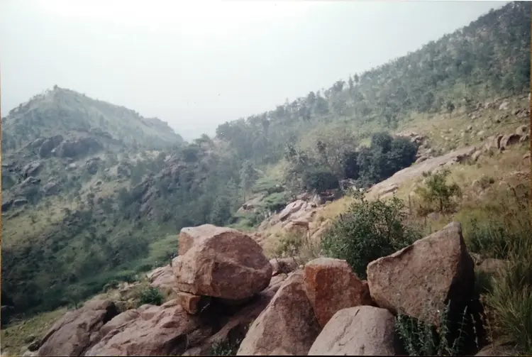approaching Skandasramam from the east