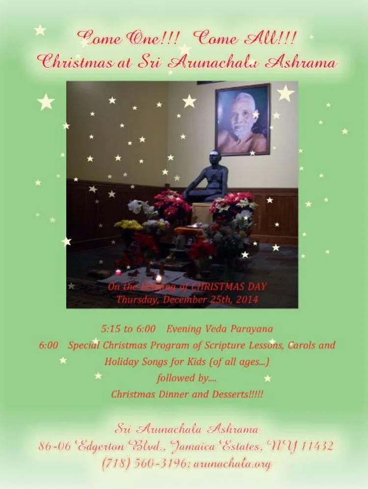 Christmas Eve Satsang invitation