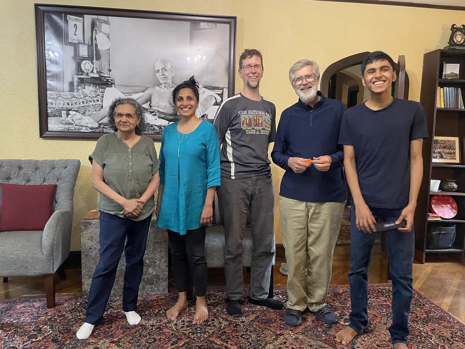 👍 L2R: Geeta, Asha, Eric, Dennis, Achu