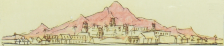Sri Bhagavan's sketch of Arunachala