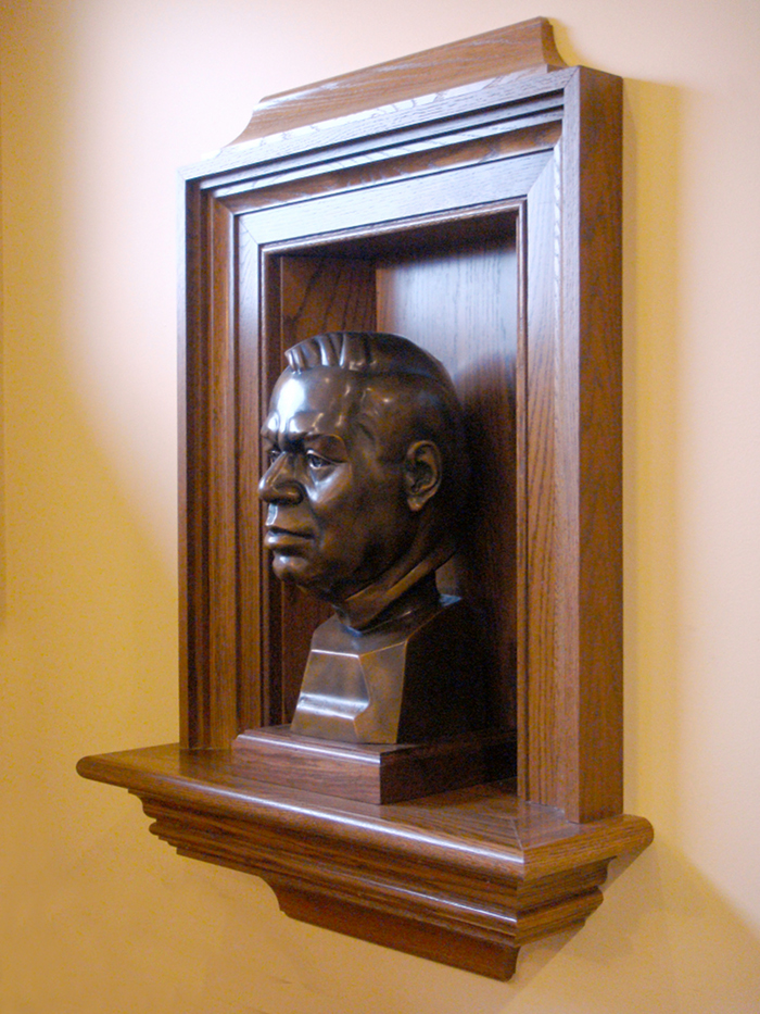 Bronze Bust of<br>Arunachala Bhakta Bhagavat
