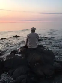Dennis at the Bay of, Jul 2018