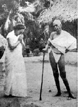 Bhagavan with Eleanor Noyes