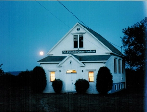 Arunachala Mandiram by moonlight
