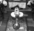 Siva Lingam at the Ashrama-NY shrine of Sri Ramana Maharshi