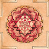 Sri Yantra, or Cakra drawn by Bhagavan Sri Ramana Maharshi [ click to see a larger image ]